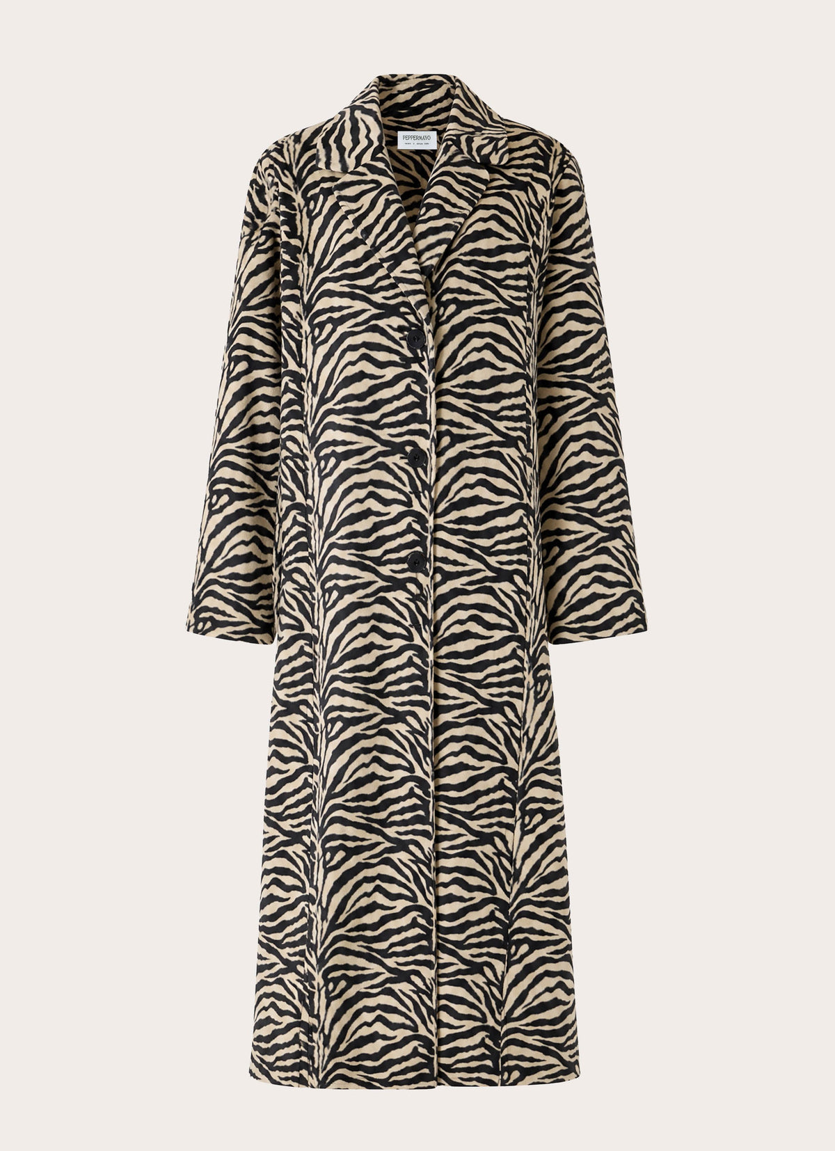 lirena fitted zebra coat zebra