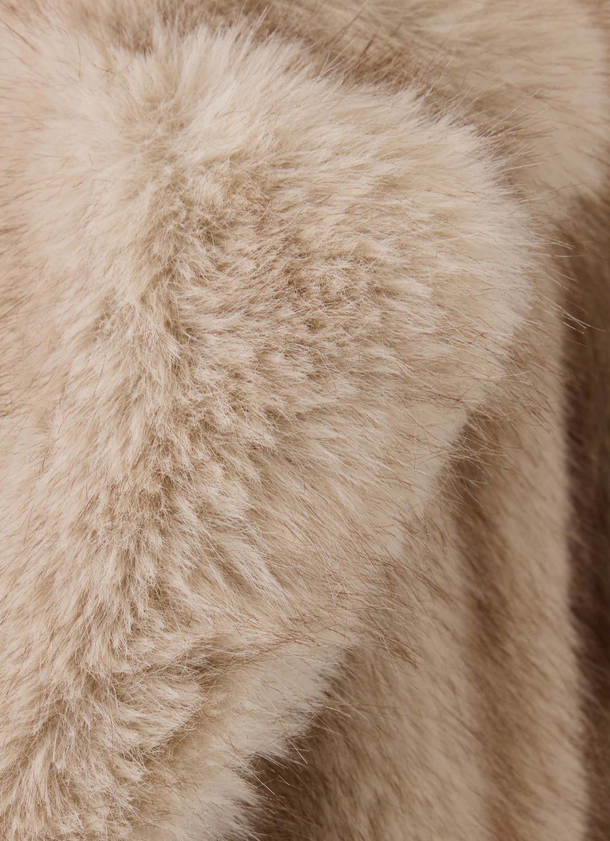 aspen avenue faux fur coat natural
