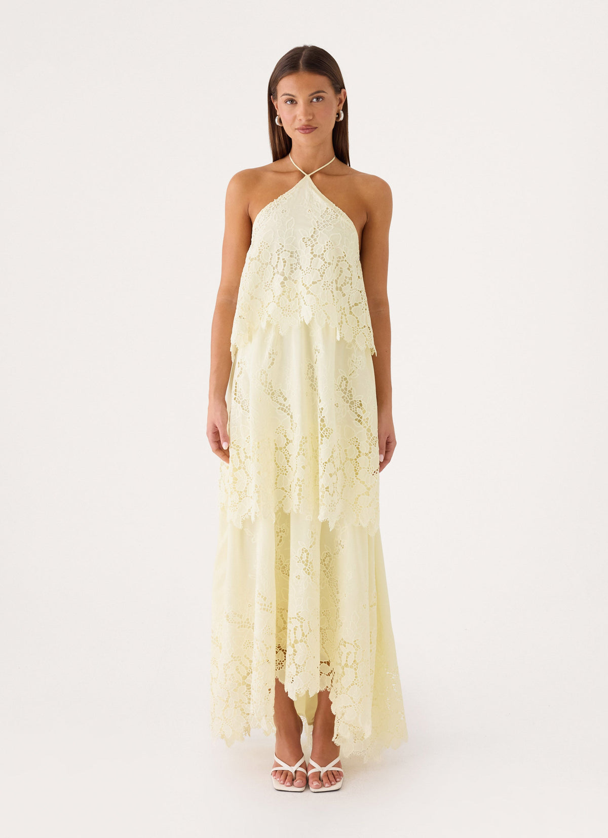 lanaila maxi dress yellow