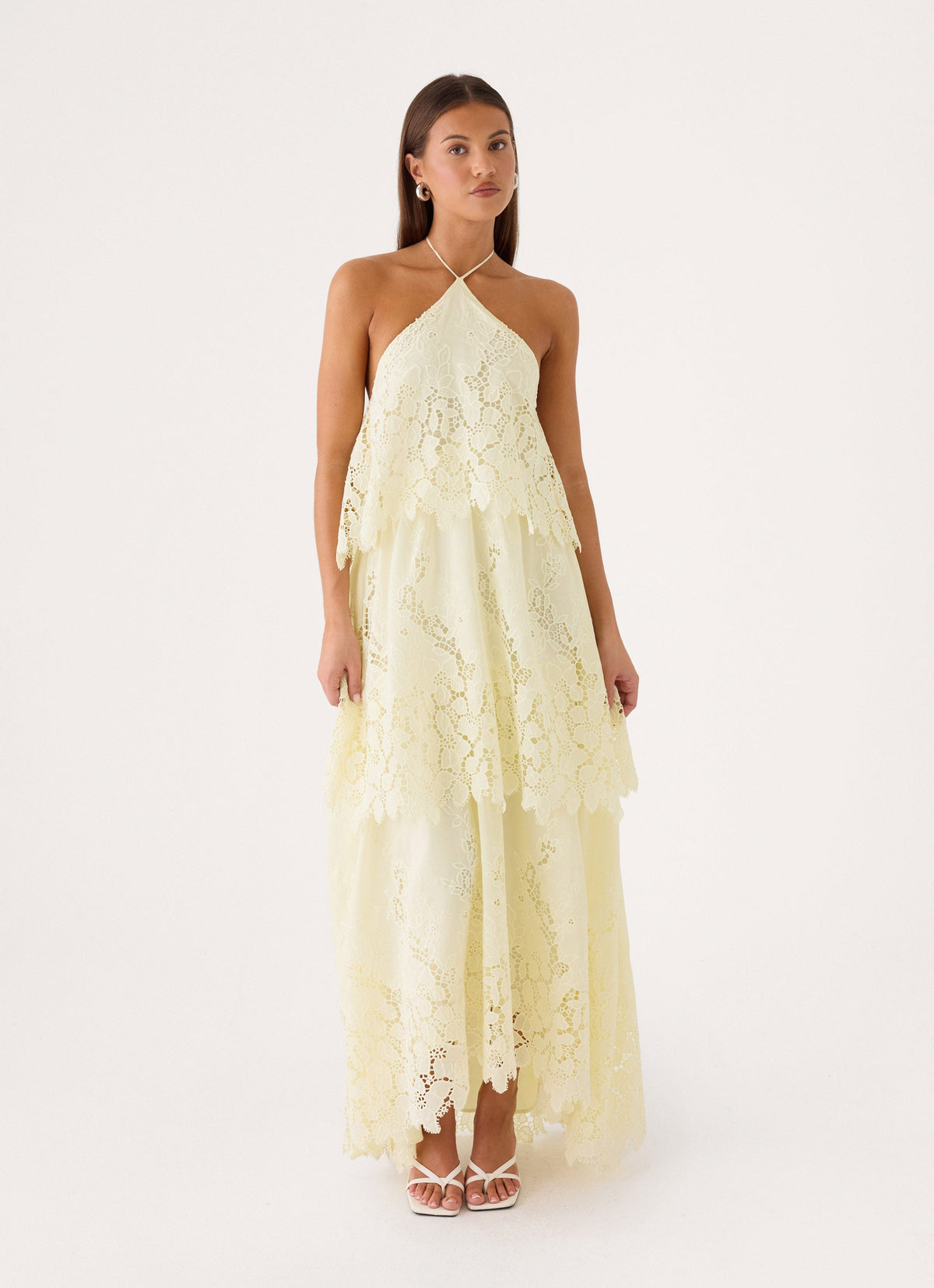 lanaila maxi dress yellow