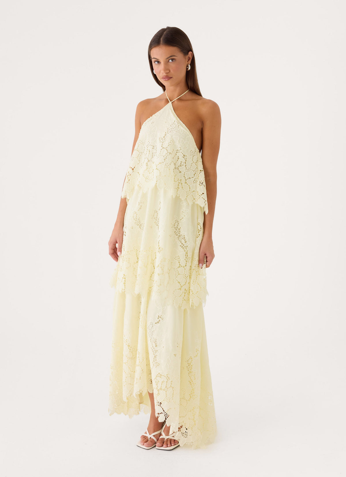 lanaila maxi dress yellow
