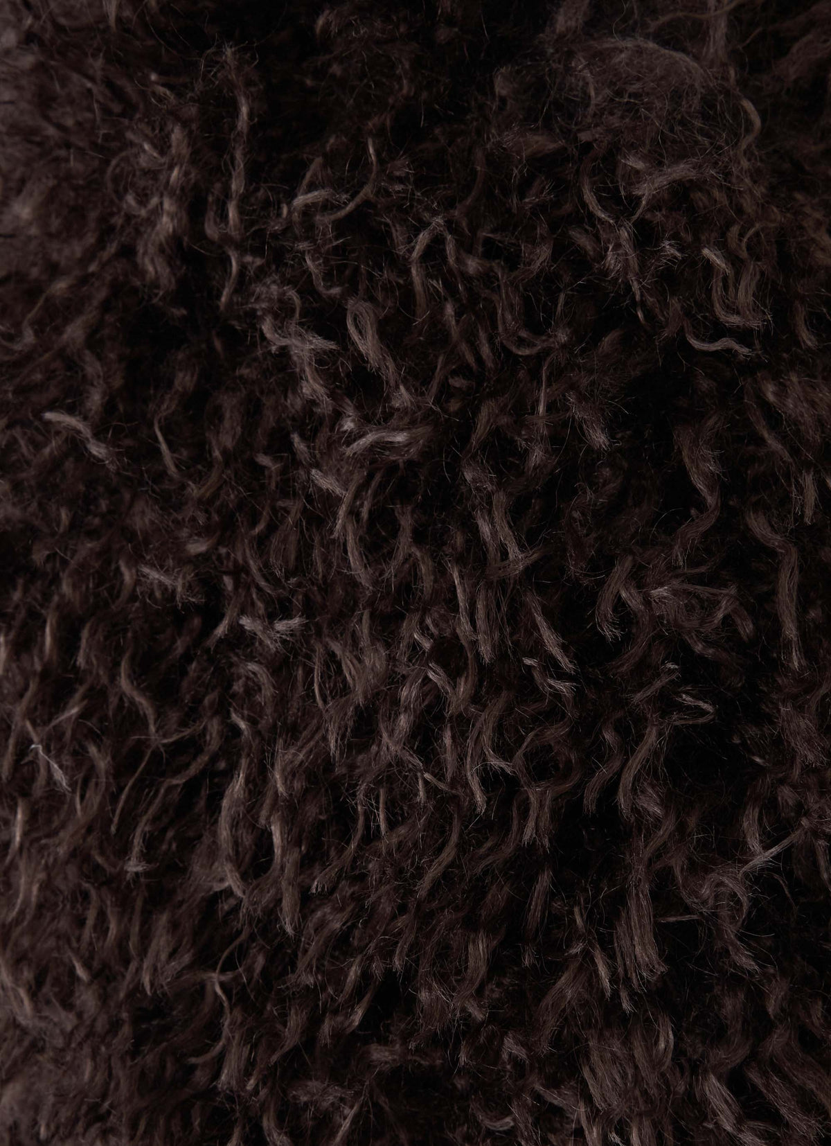 valensia faux fur coat deep taupe